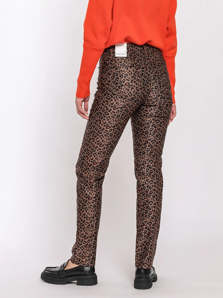 Укороченные брюки Best4me с леопардовым принтом
